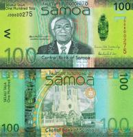 *100 Tala Samoa 2008 (2012), P43 UNC - Kliknutím na obrázok zatvorte -
